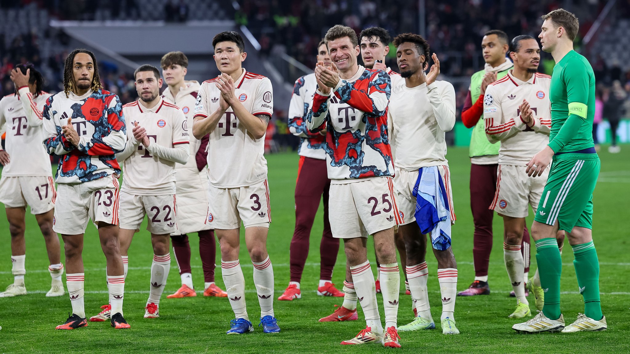 Gemischte Gefühle bei den Spielern des FC Bayern.