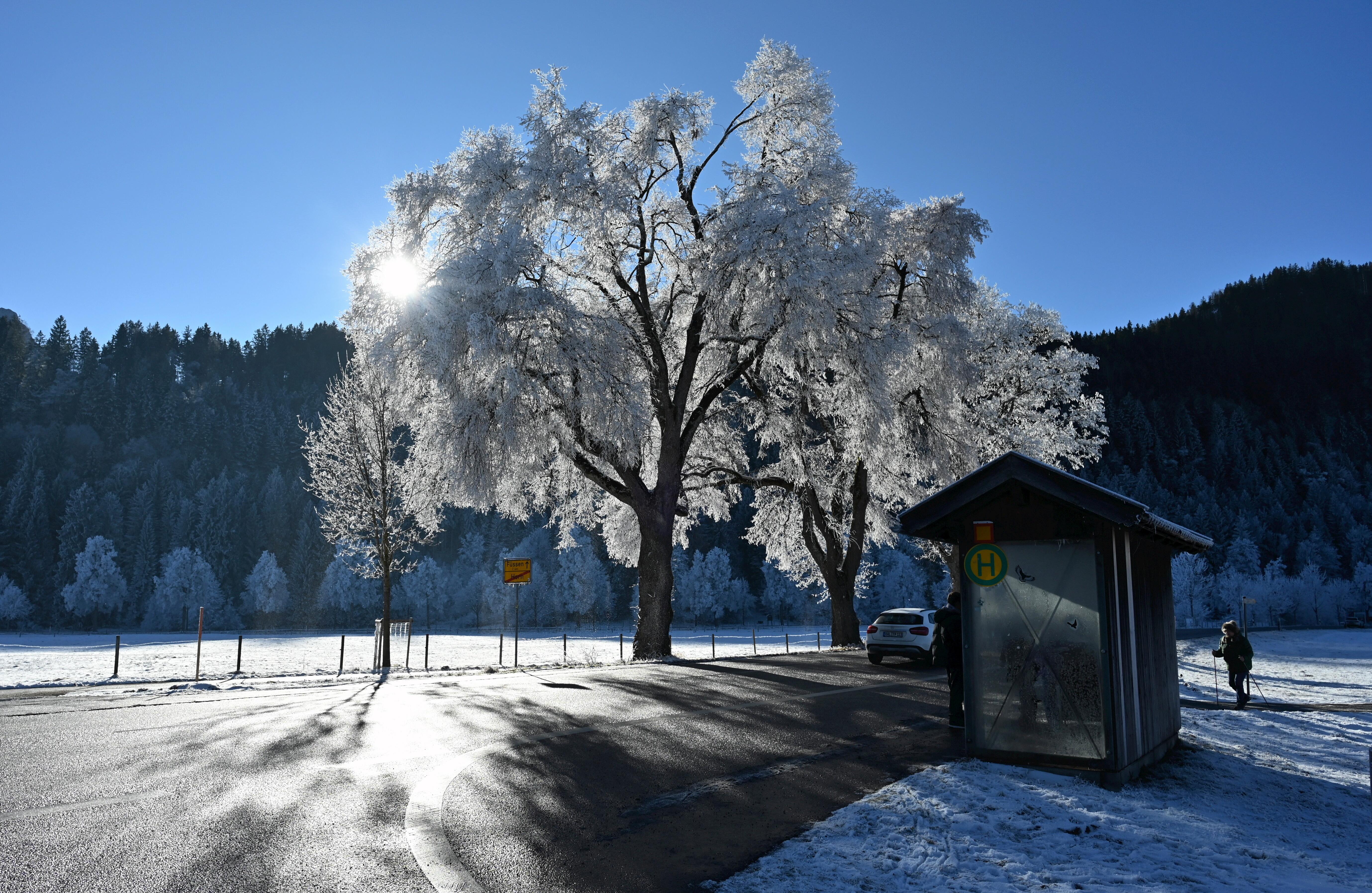 Winterlandschaft bei Füssen im Allgäu