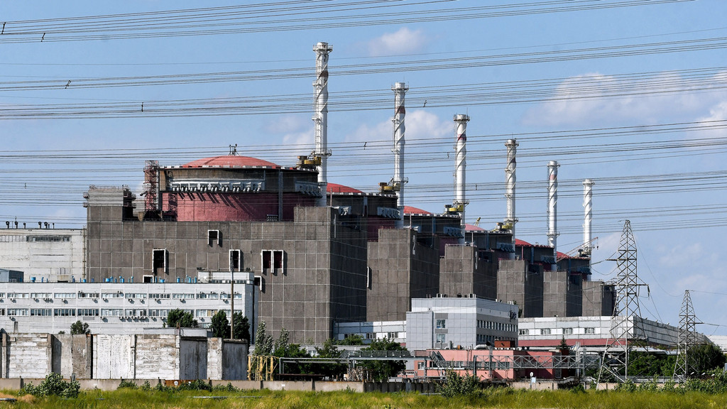 Archivbild: Durch Kämpfe erheblich beschädigt: Kernkraftwerk Saporischschja