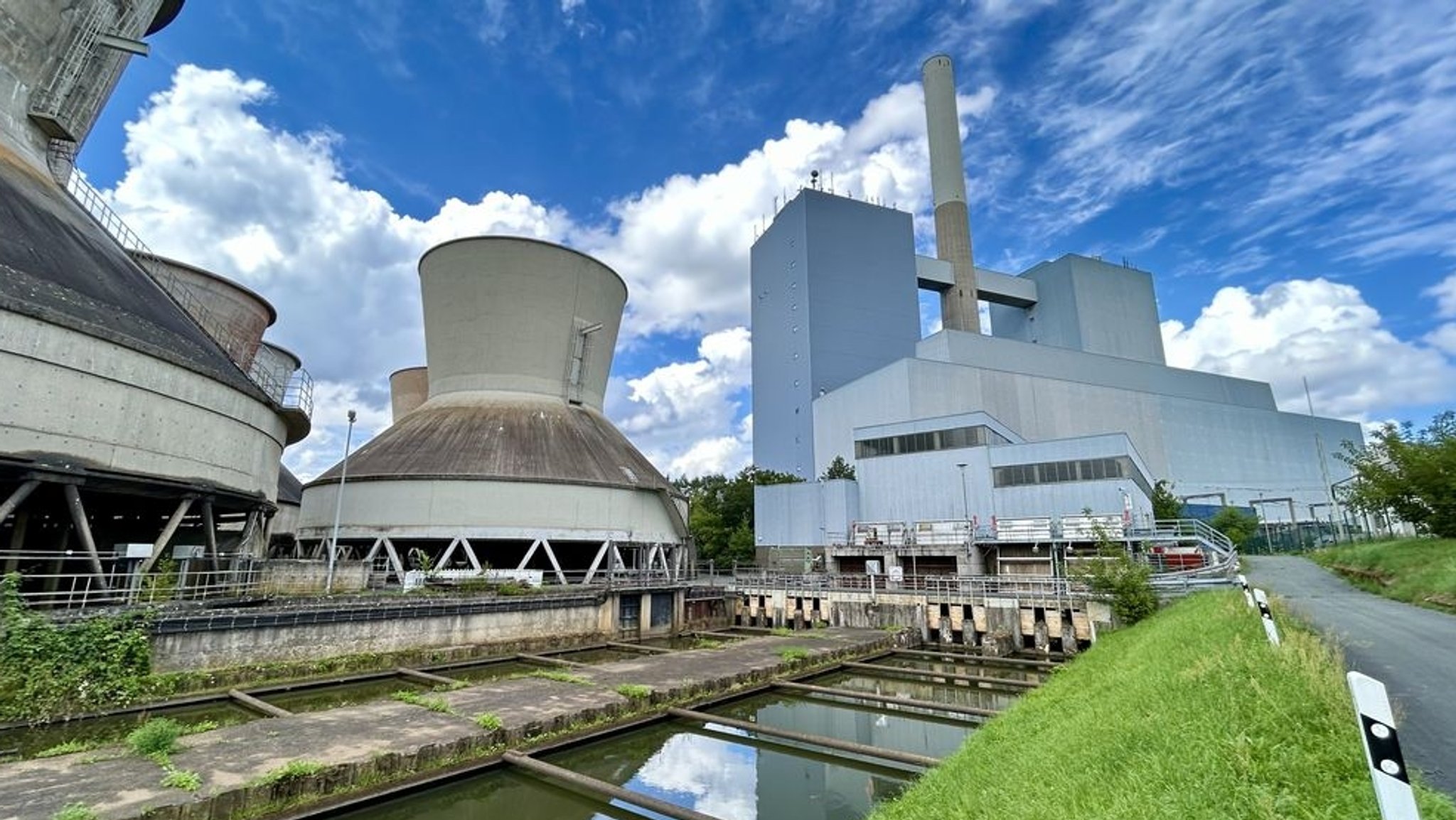 Das Kraftwerk Franken in Nürnberg-Gebersdorf