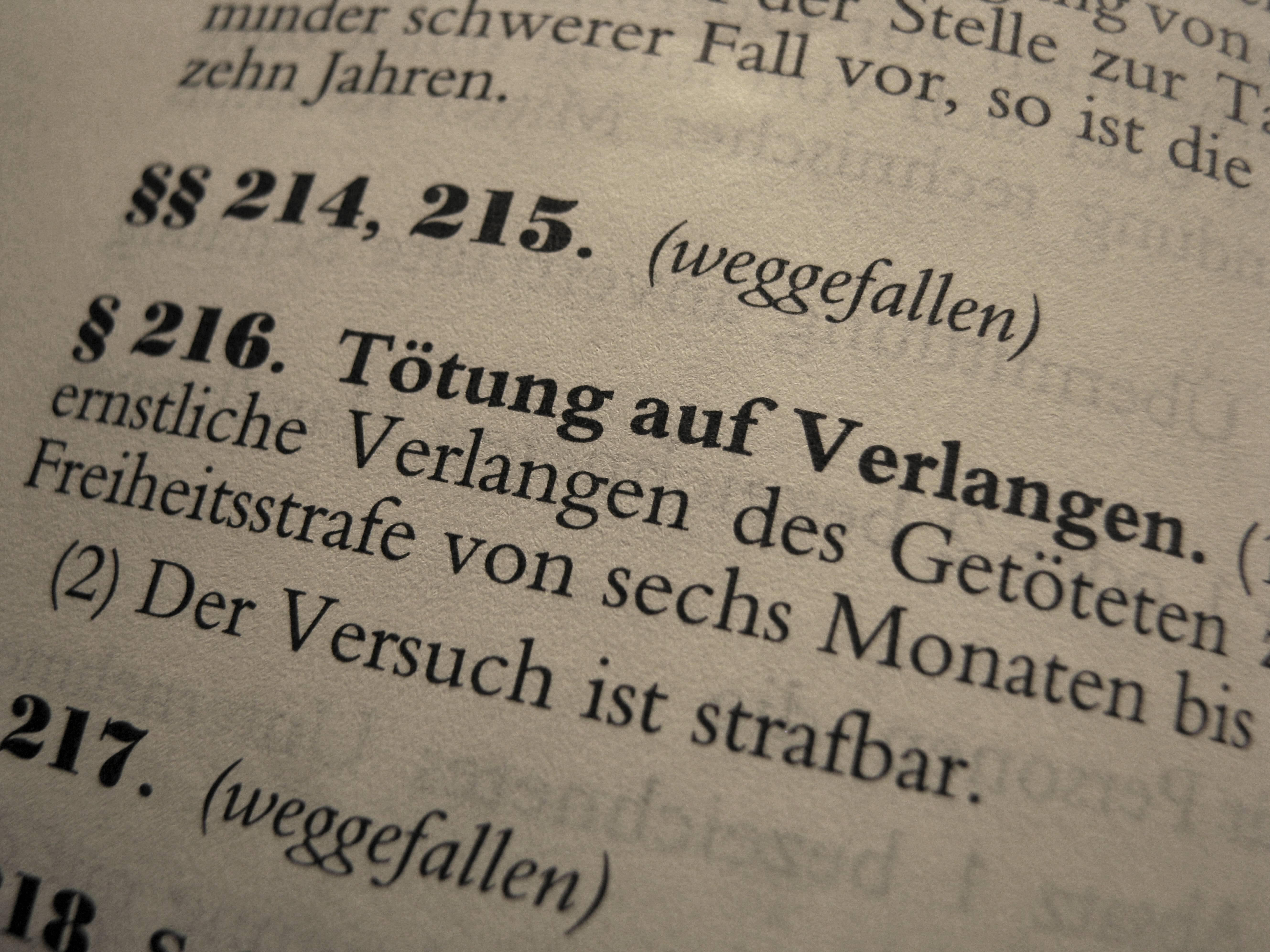 Tötung Auf Verlangen Definition 87-Jährige akzeptiert Strafbefehl wegen Tötung auf Verlangen | BR24