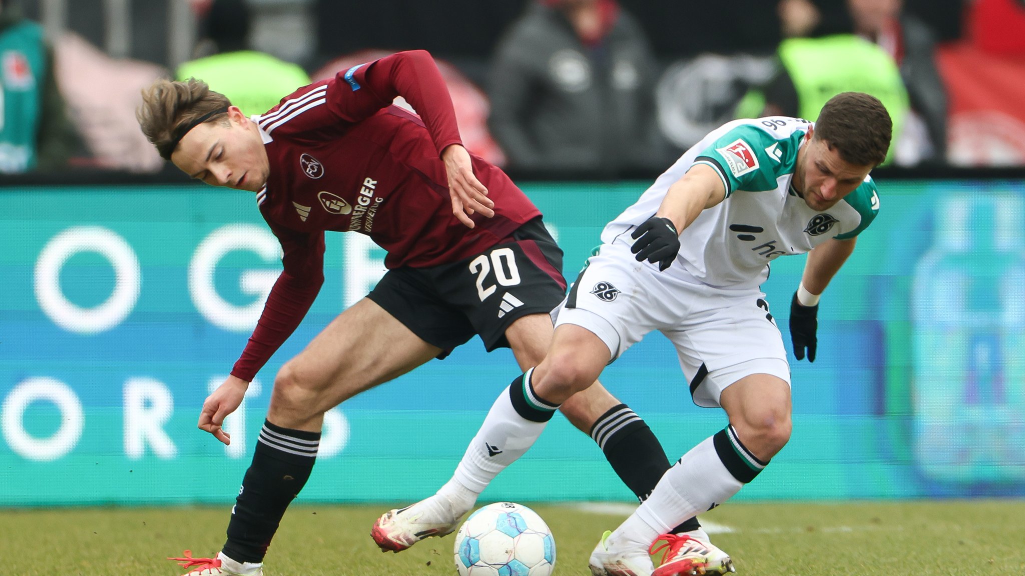 Spielszene 1. FC Nürnberg - Hannover 96