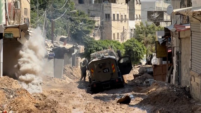 Im Westjordanland sollen bei Kämpfen mit der israelischen Armee mehrere Menschen getötet worden sein. | Bild: Bayerischer Rundfunk 2024 Im Westjordanland sollen bei Kämpfen mit der israelischen Armee mehrere Menschen getötet worden sein.