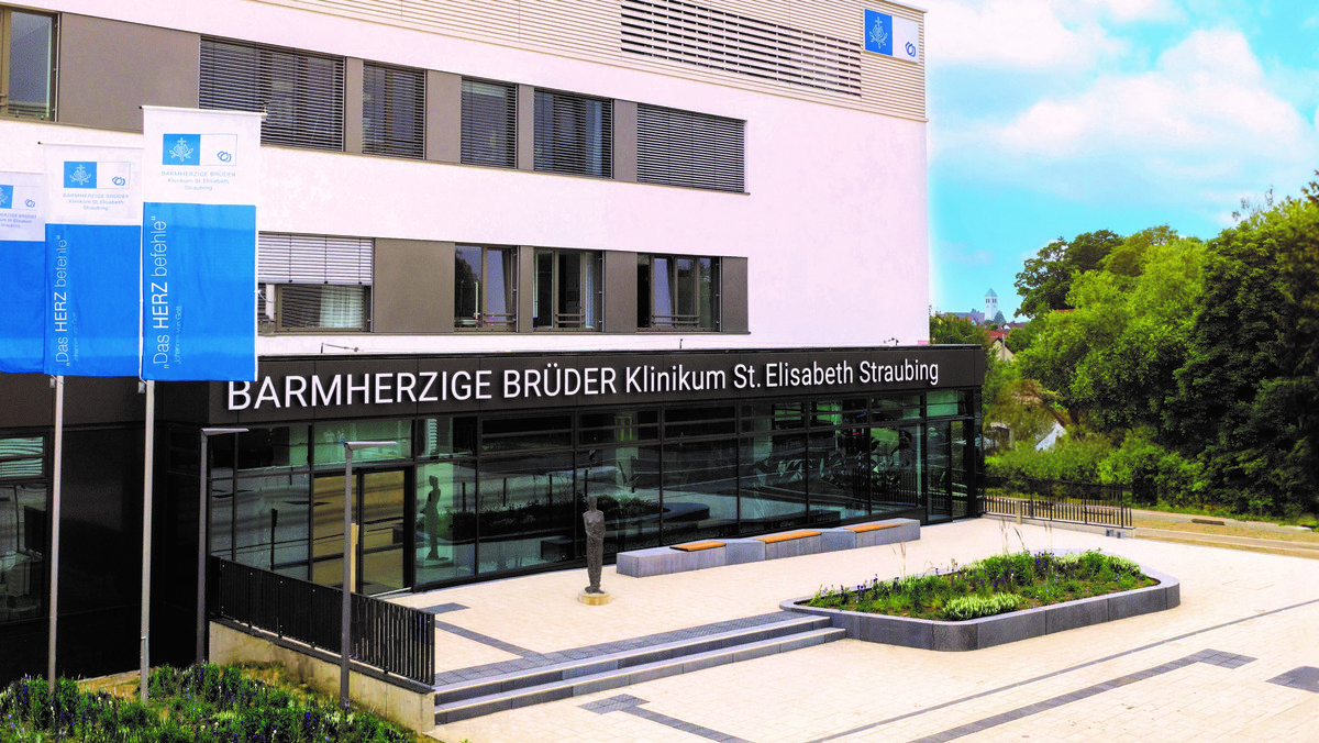 Der neue Eingang des Klinikum St. Elisabeth in Straubing