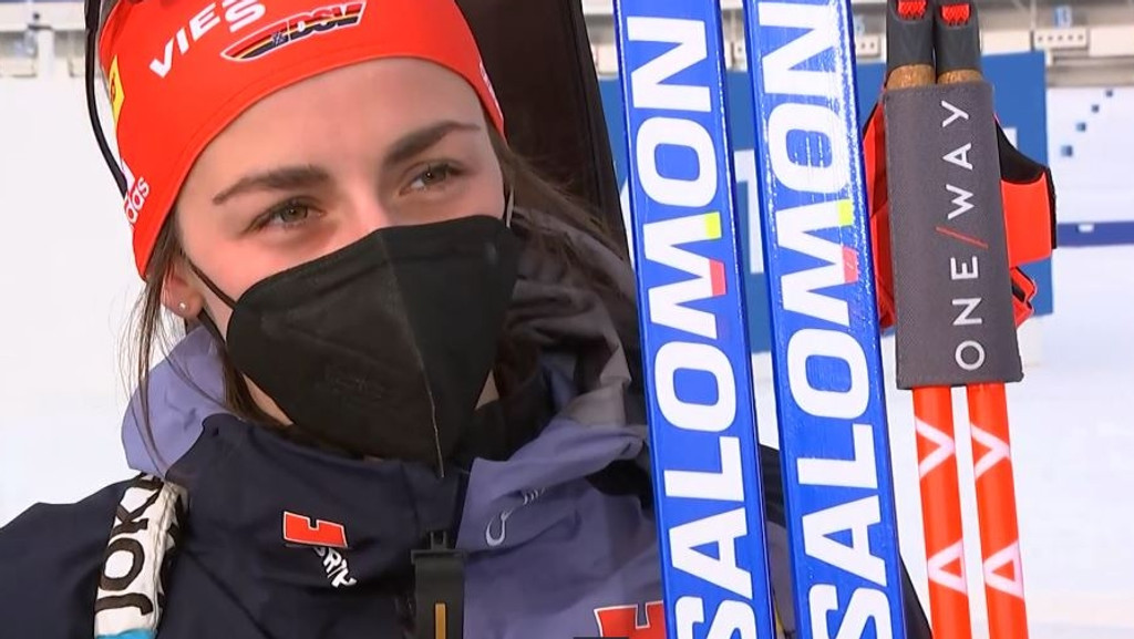 Biathletin Vanessa Voigt | Bild: BR Biathletin Vanessa Voigt