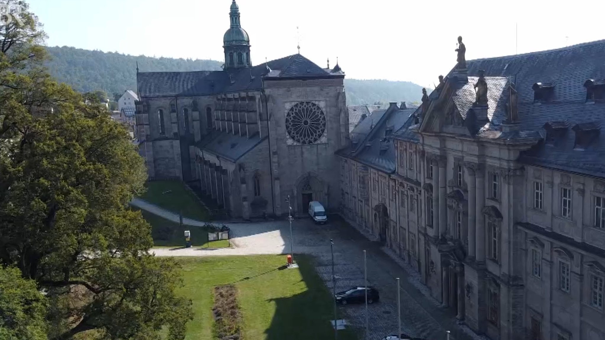 Das Kloster Ebrach bei Bamberg.