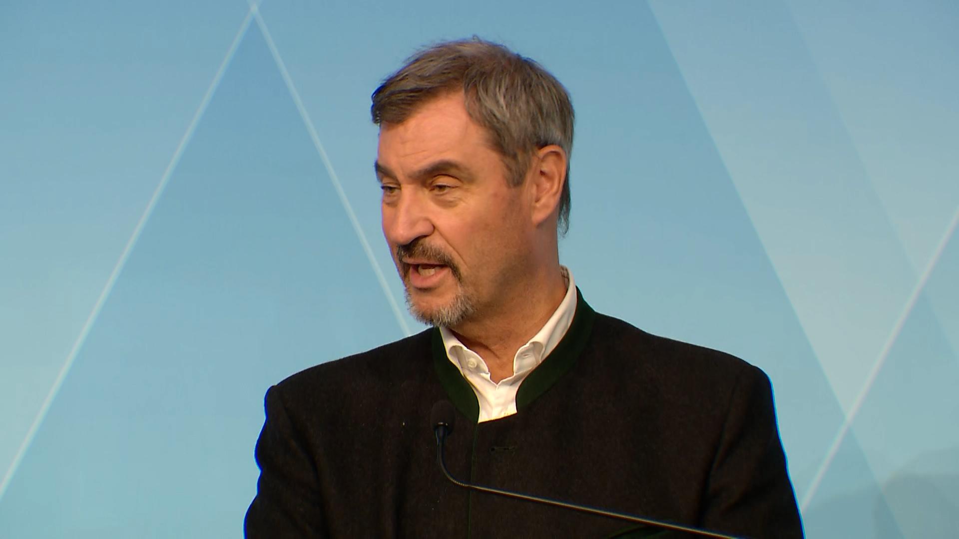 Ministerpräsident Söder kommentiert die Entscheidung am Nockherberg.