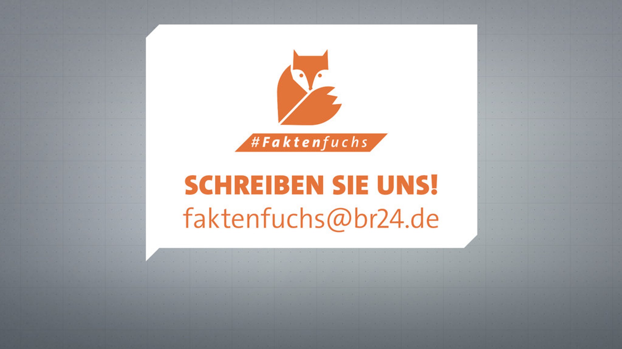 Die #Faktenfuchs-Redaktion ist per Mail erreichbar.