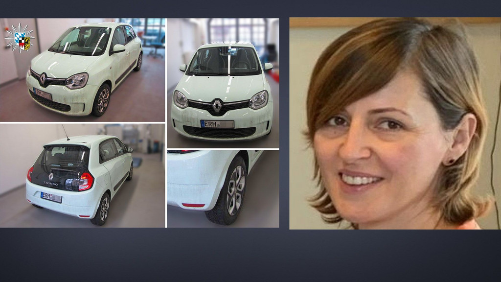 Ein mintfarbener Renault Twingo und daneben die vermisste Schwangere Alexandra R. aus Nürnberg. | Bild: Polizeipräsidium Mittelfranken Ein mintfarbener Renault Twingo und daneben die vermisste Schwangere Alexandra R. aus Nürnberg.