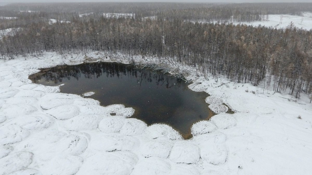 Permafrost-Region in Russland, aufgenommen am 02.10.2021