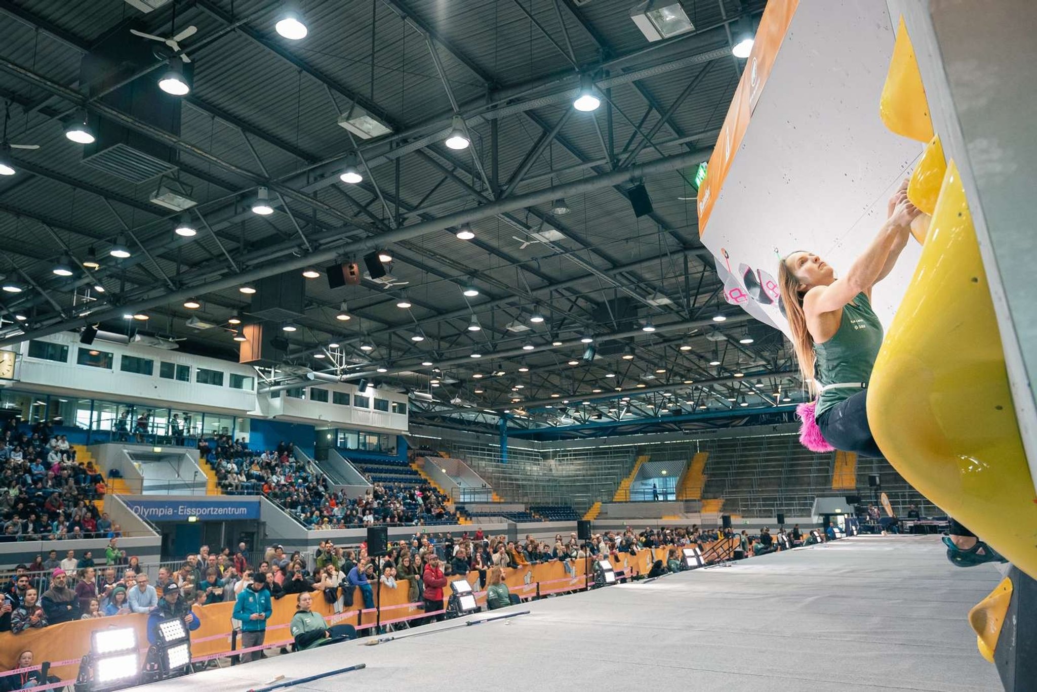 Bouldern im Olympia-Eissportzentrum München