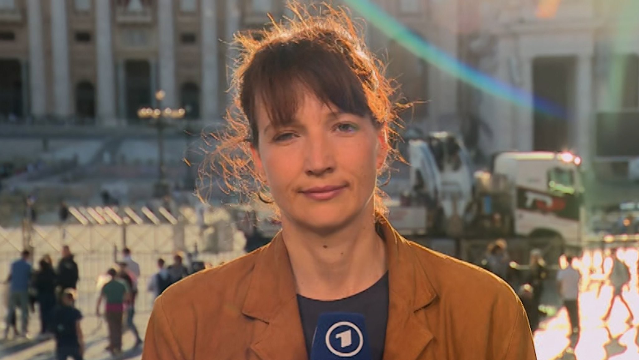 BR-Korrespondentin Schälter zur Papstwahl