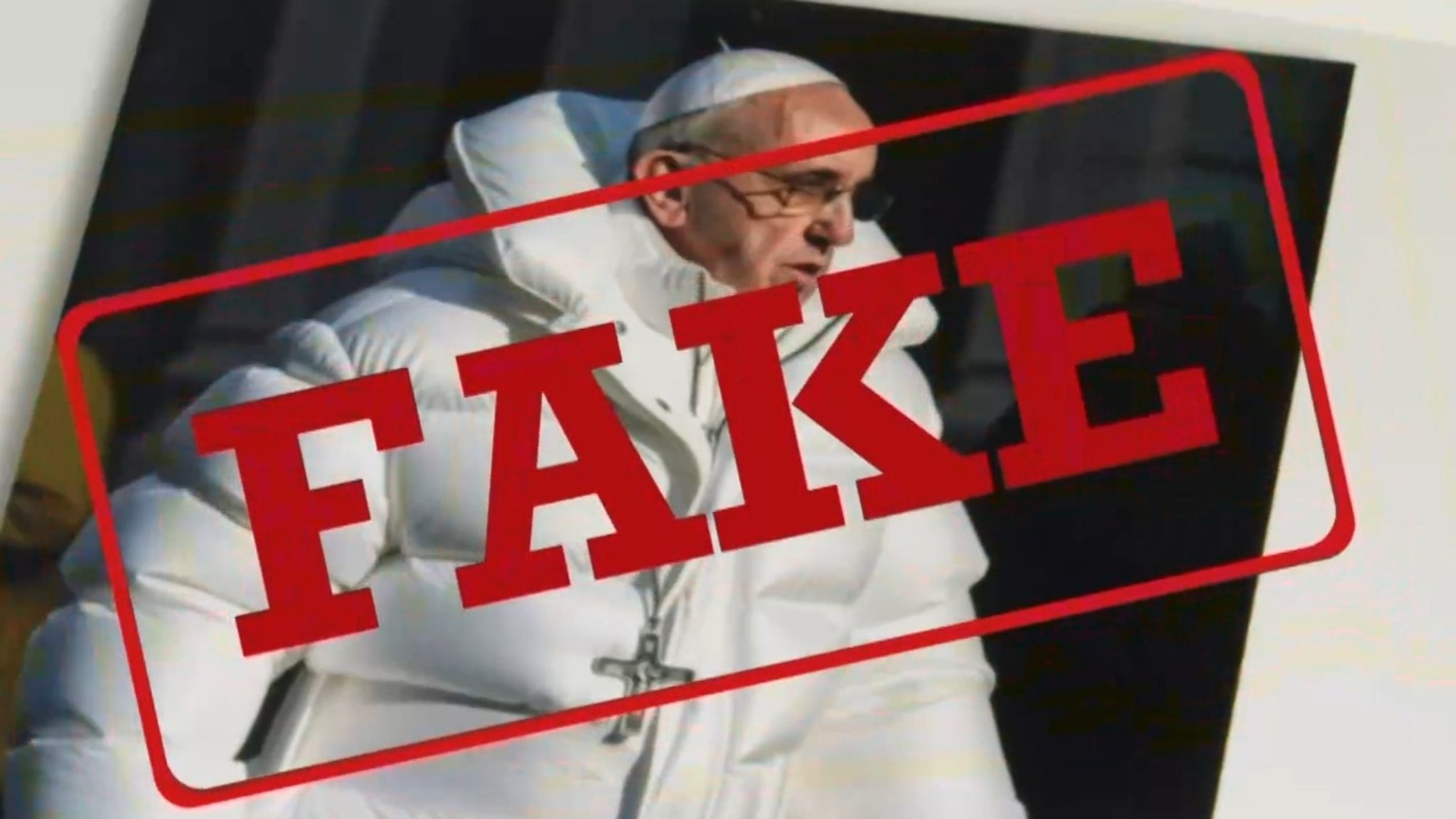 Fake-Bild: Der Papst im weißen Daunenmantel 