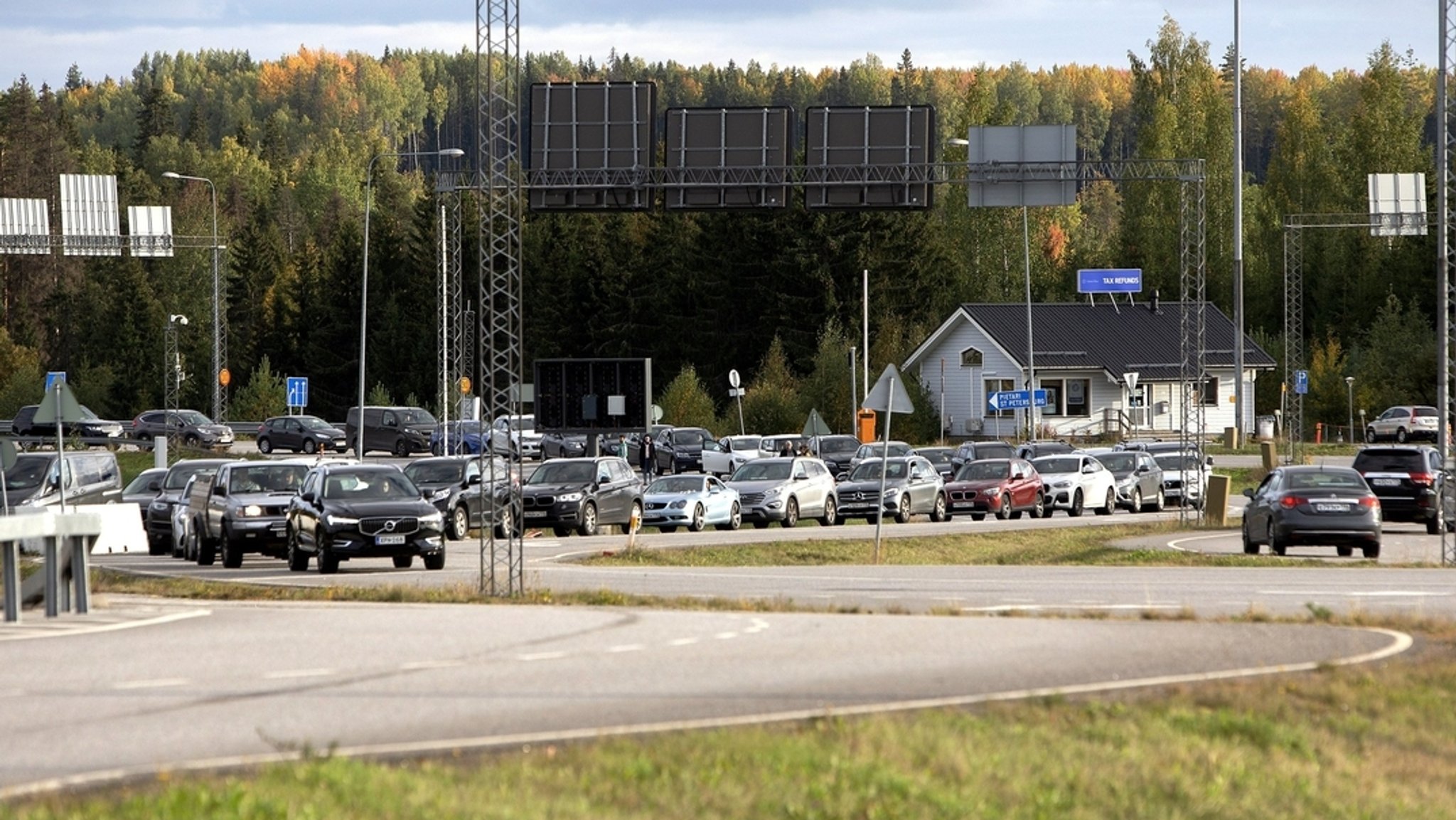 Grenzkontrollpunkt Nuijamaa in Finnland