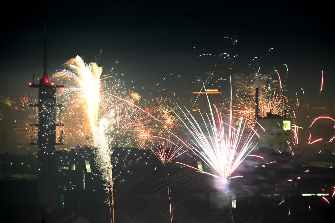 Feuerwerk über München