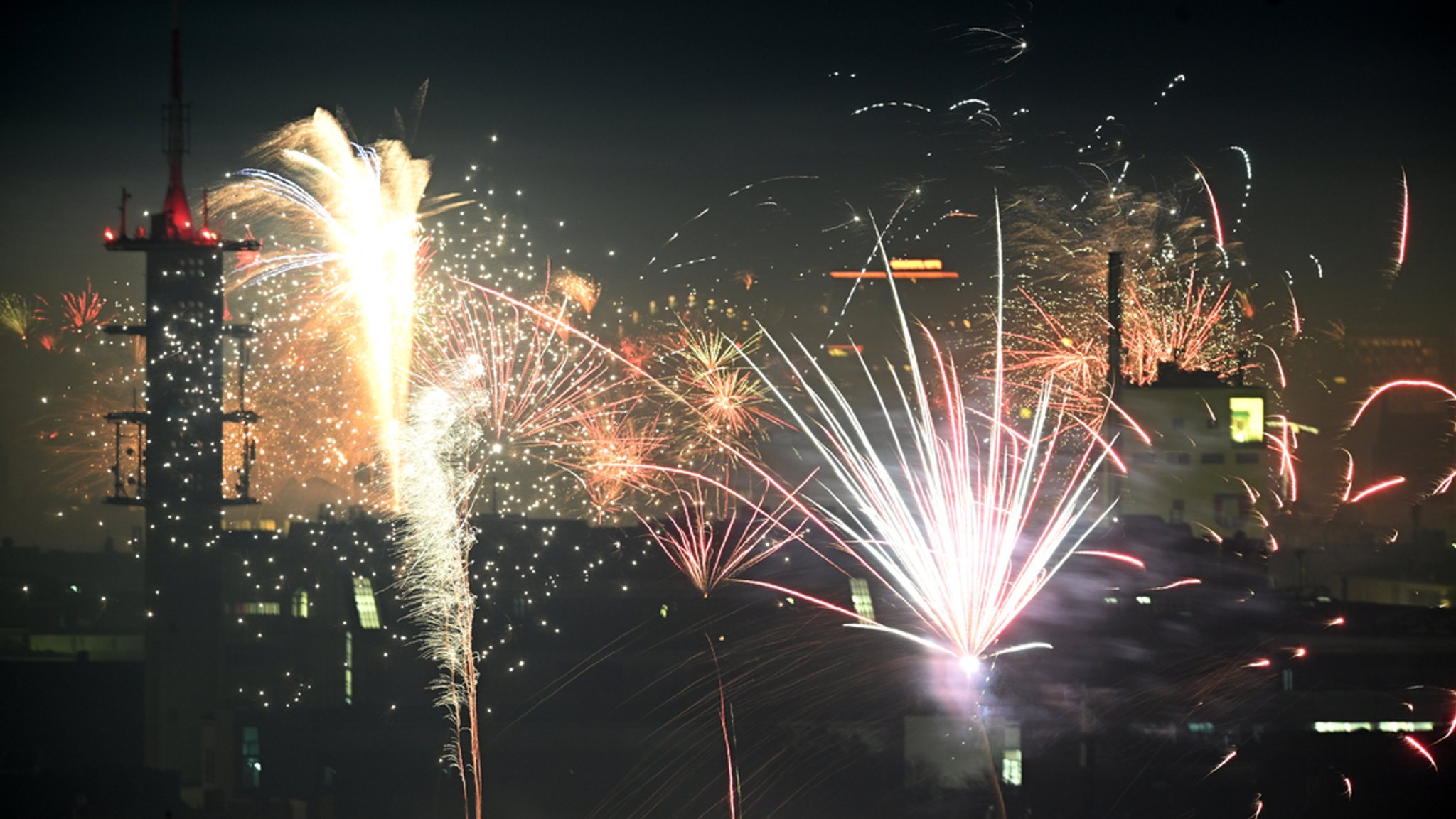 Feuerwerk über München