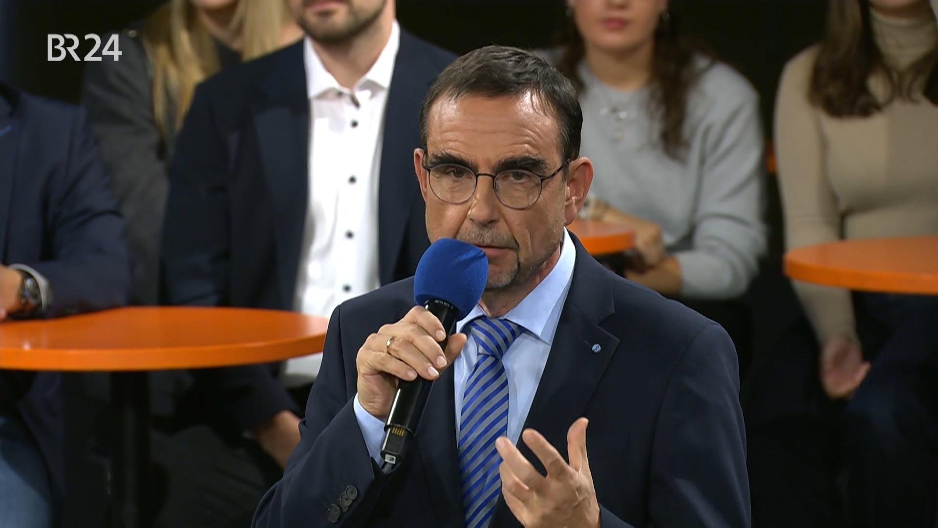 Klaus Holetschek bei "jetzt red i" in Großmehring am 8.10.25