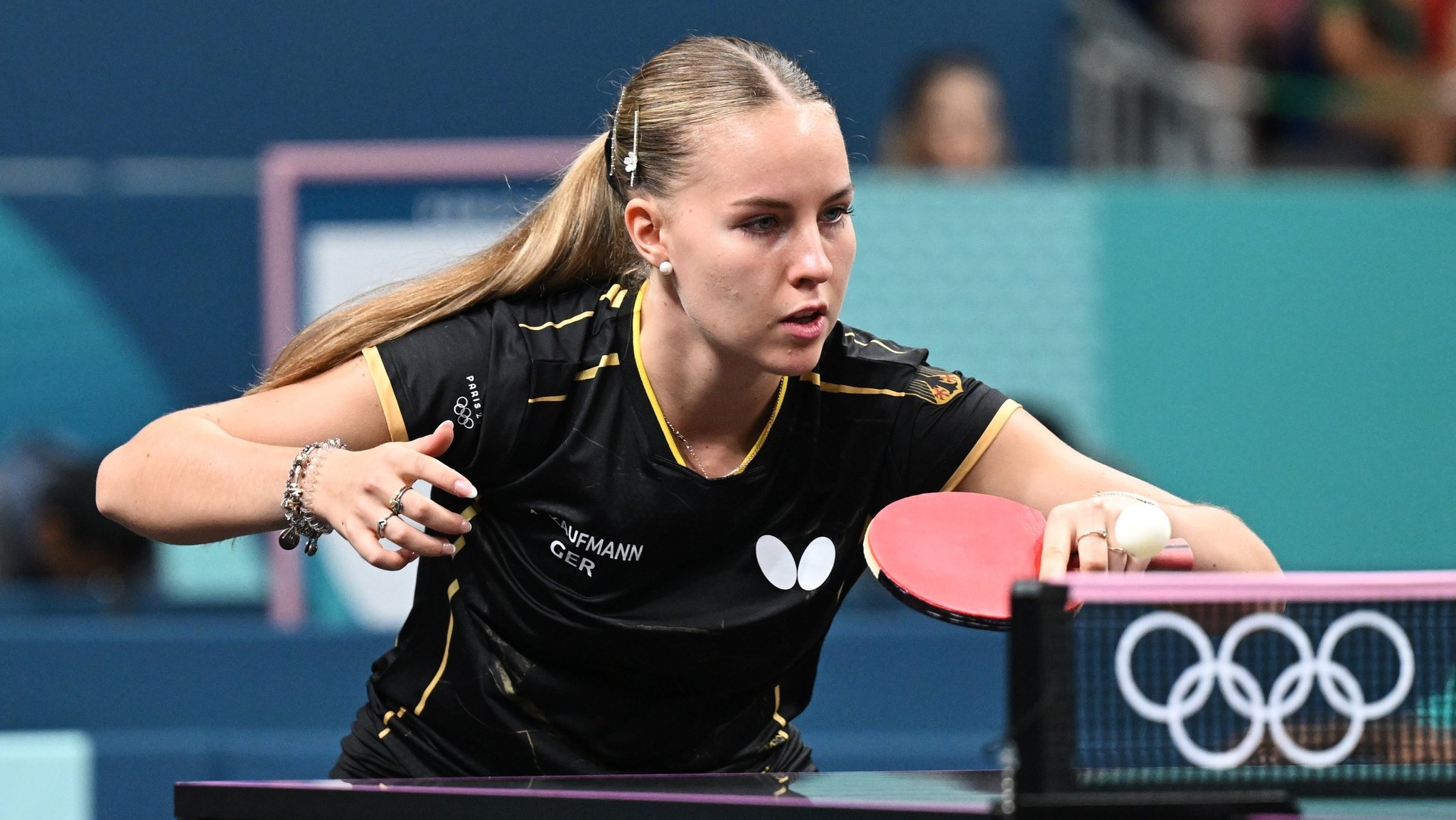 Annett Kaufmann bei den Olympischen Spielen in Paris