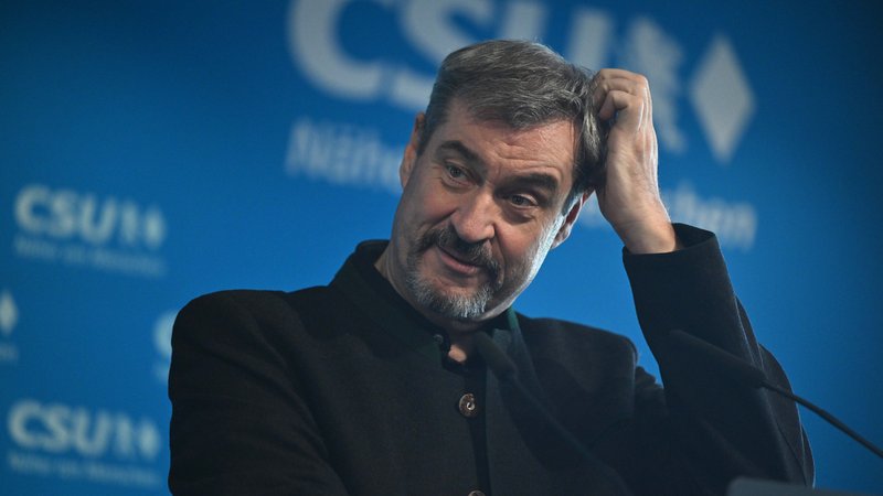 10.04.2025, Bayern, München: Markus Söder, CSU-Vorsitzender und bayerischer Ministerpräsident, gibt eine Pressekonferenz zu den Ergebnissen der Koalitionsverhandlungen in Berlin. Foto: Peter Kneffel/dpa +++ dpa-Bildfunk +++ | Bild: dpa-Bildfunk/Peter Kneffel 10.04.2025, Bayern, München: Markus Söder, CSU-Vorsitzender und bayerischer Ministerpräsident, gibt eine Pressekonferenz zu den Ergebnissen der Koalitionsverhandlungen in Berlin. Foto: Peter Kneffel/dpa +++ dpa-Bildfunk +++