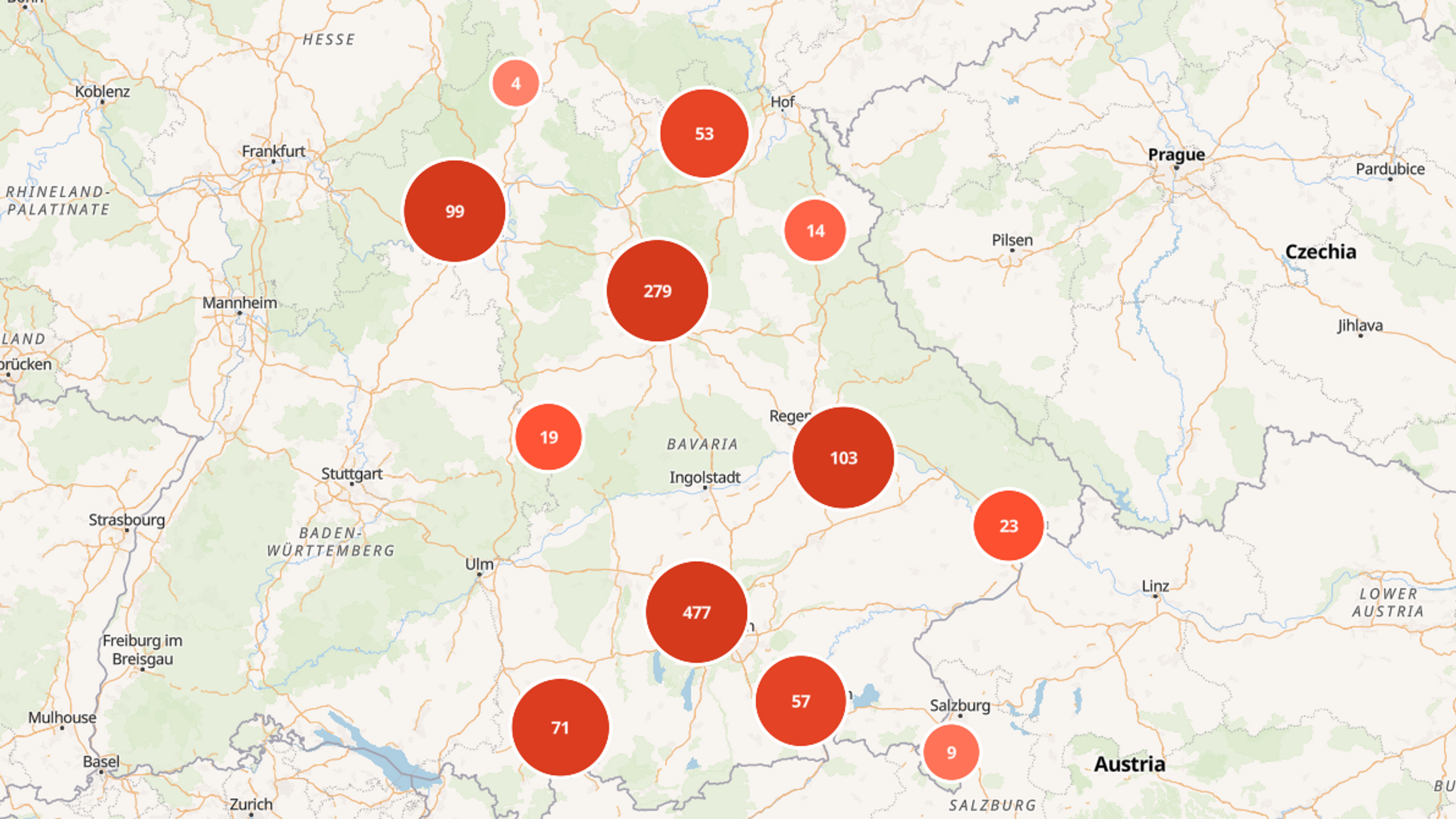 Kulturatlas Bayern (Screenshot) | Bild: BR24 Kulturatlas Bayern (Screenshot)