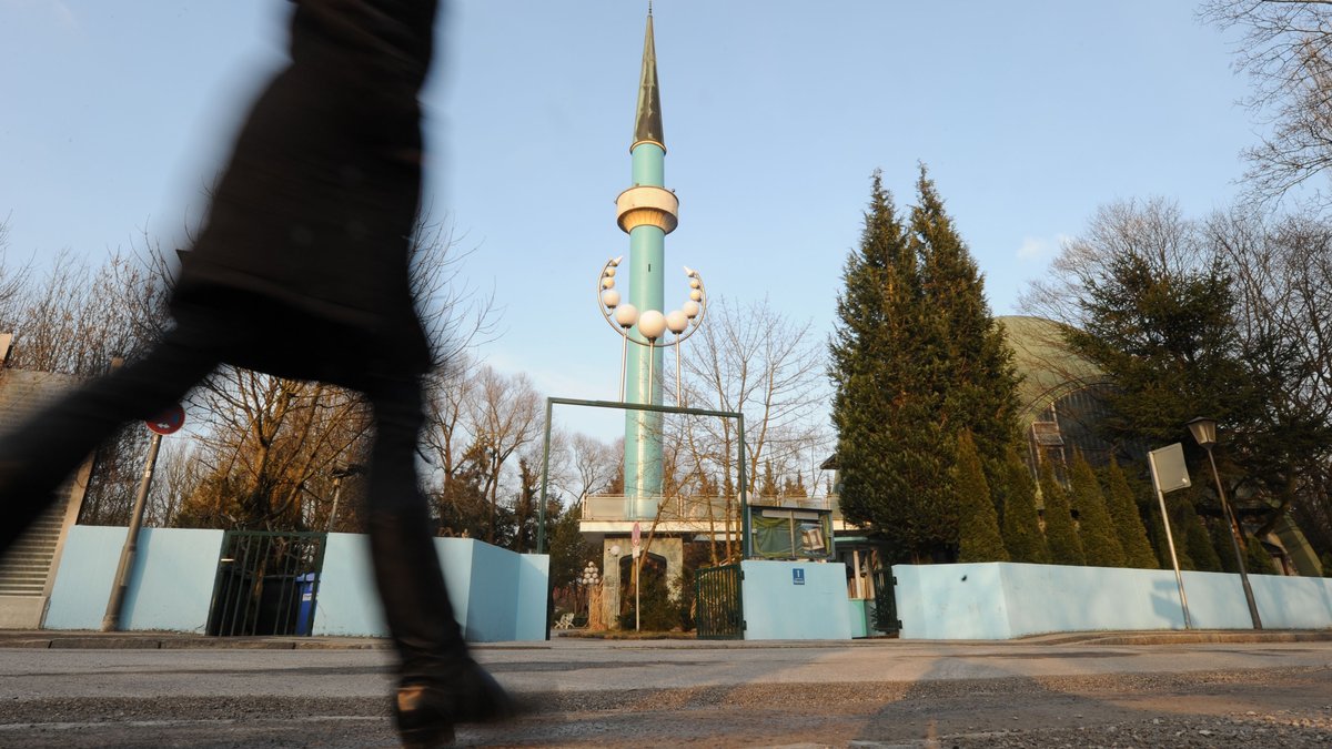 Blick auf das Islamische Zentrum München