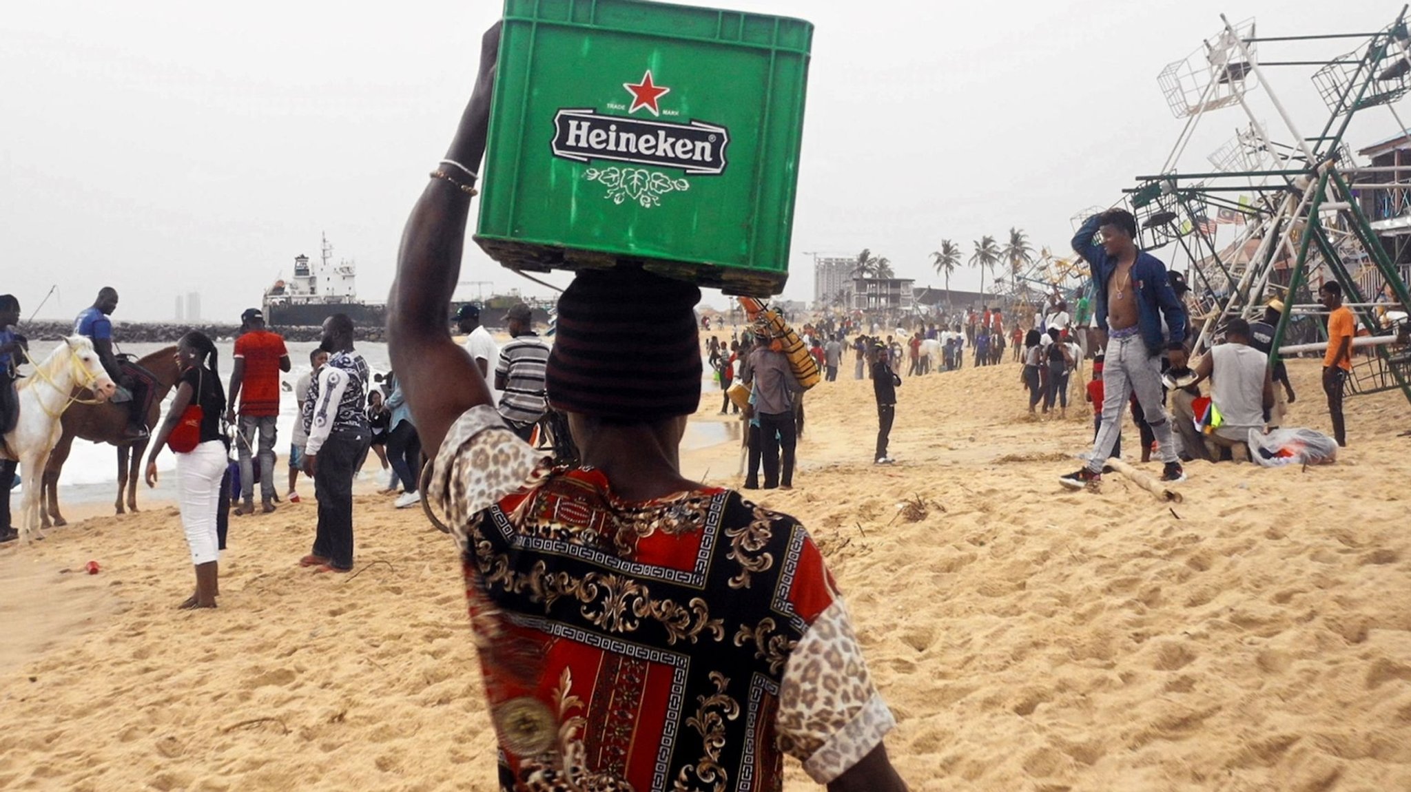 Strand in Nigeria - Afrika gilt als Bier-Zukunftsmarkt.