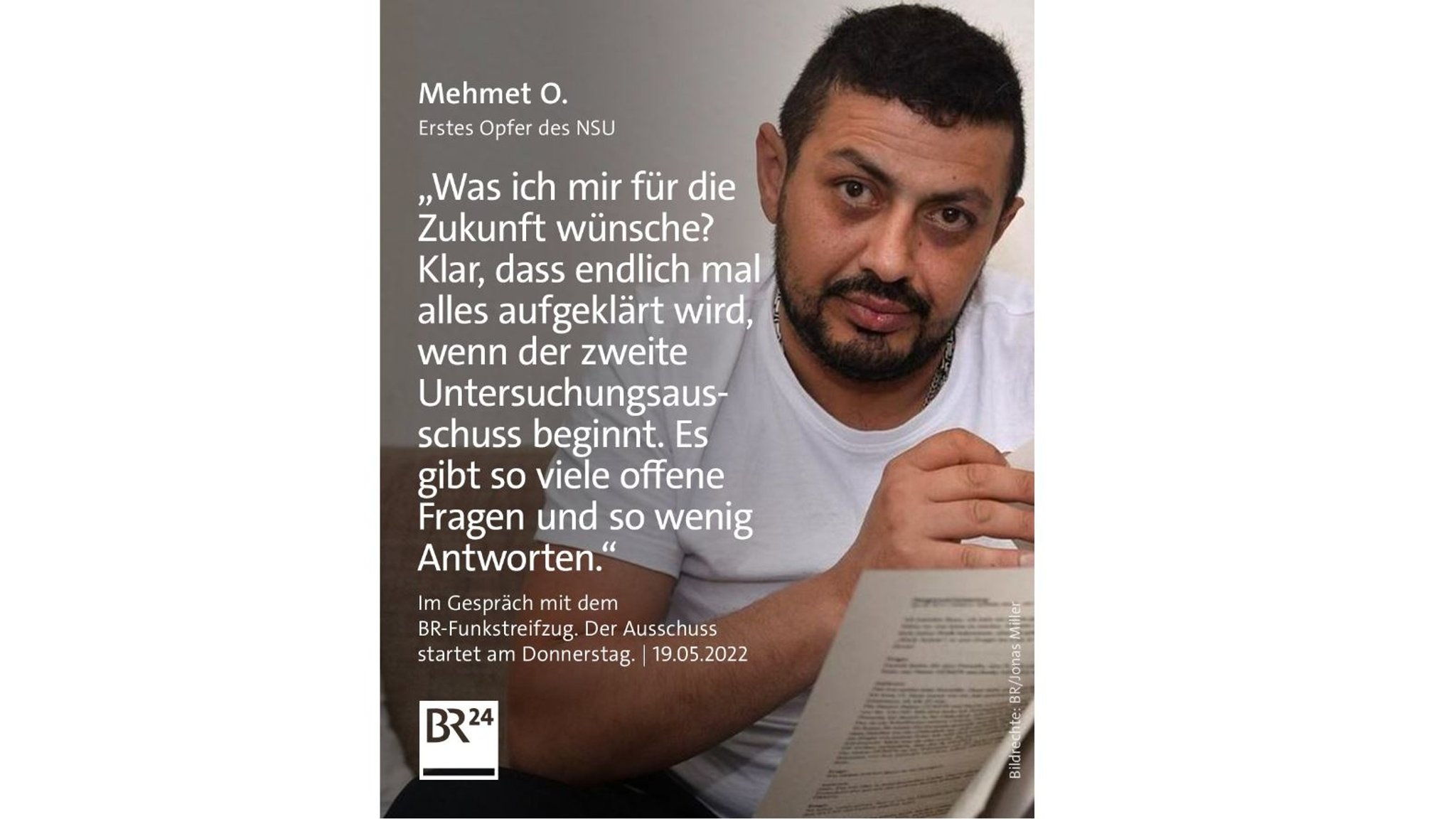 Mehmet O., das erste NSU-Opfer, hofft auf Aufklärung