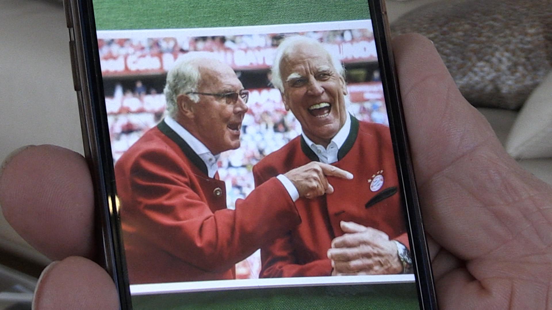 Franz Beckenbauer und Franz "Bulle" Roth