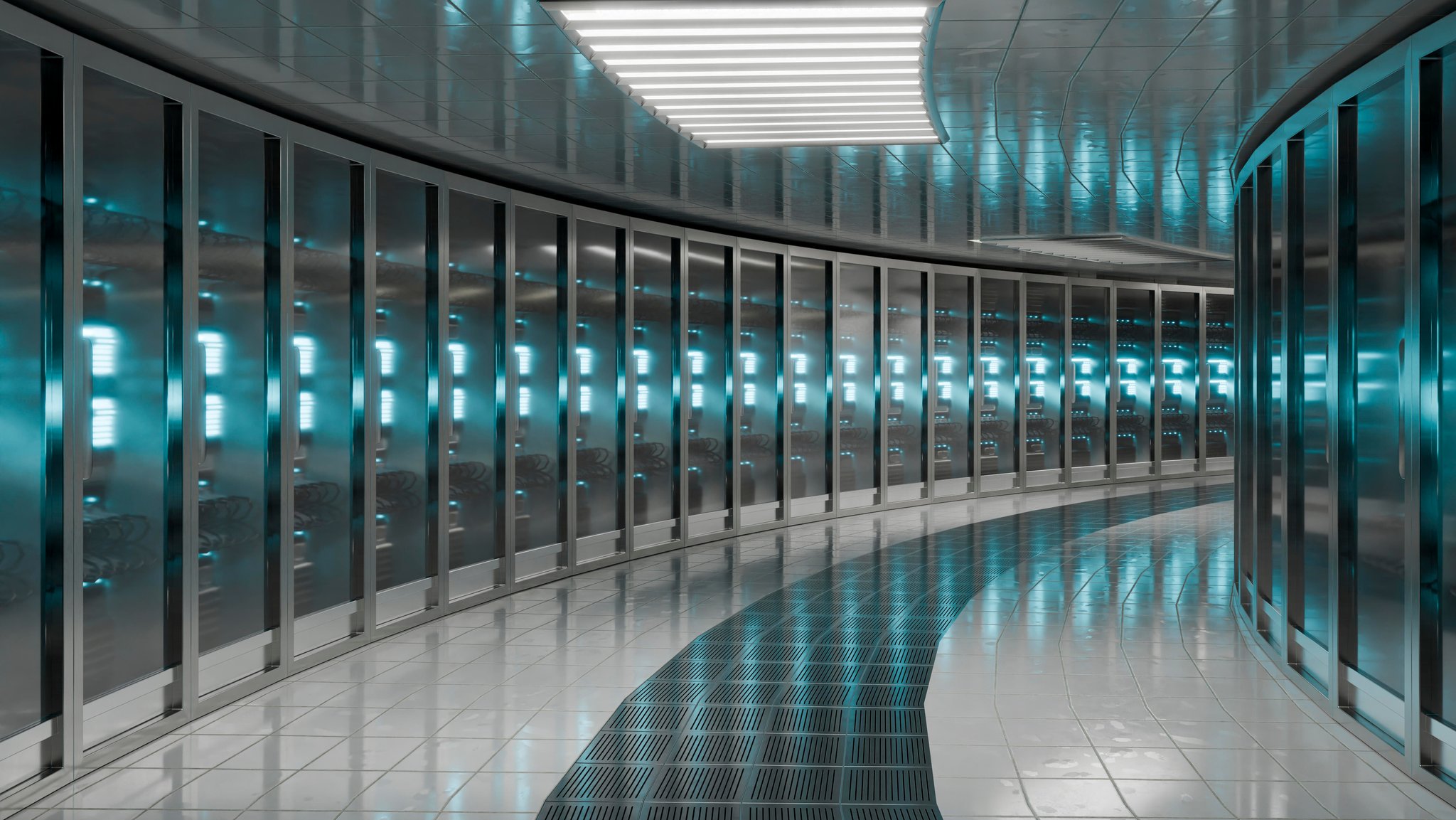 Symbolbild: Moderner Serverraum