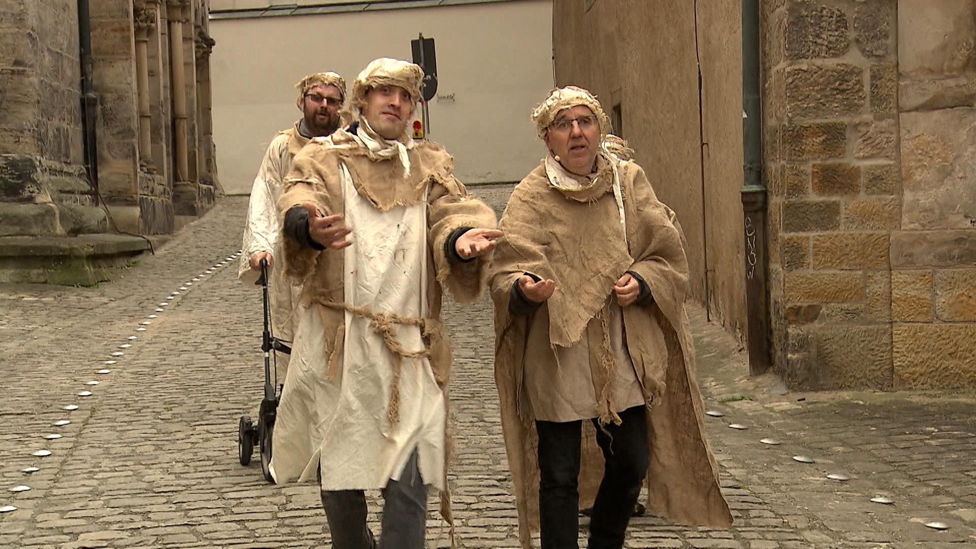 Szene aus dem Bamberger Totentanz