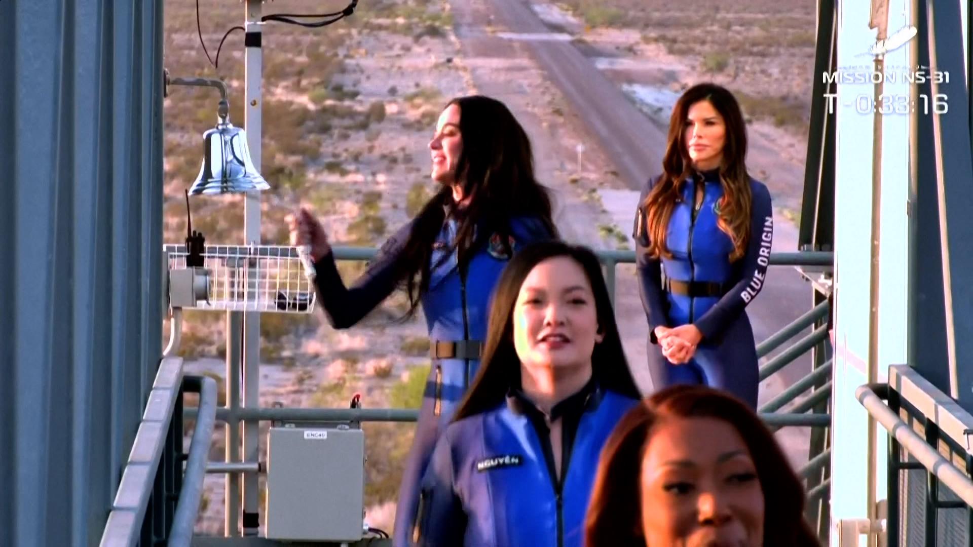 Raumfahrt-Tourismus - US-Popstar Katy Perry im All