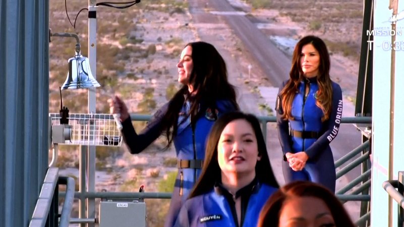 Raumfahrt-Tourismus - US-Popstar Katy Perry im All | Bild: BR Raumfahrt-Tourismus - US-Popstar Katy Perry im All