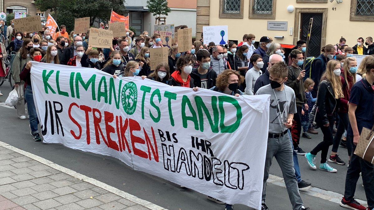 Klimastreik in Erlangen