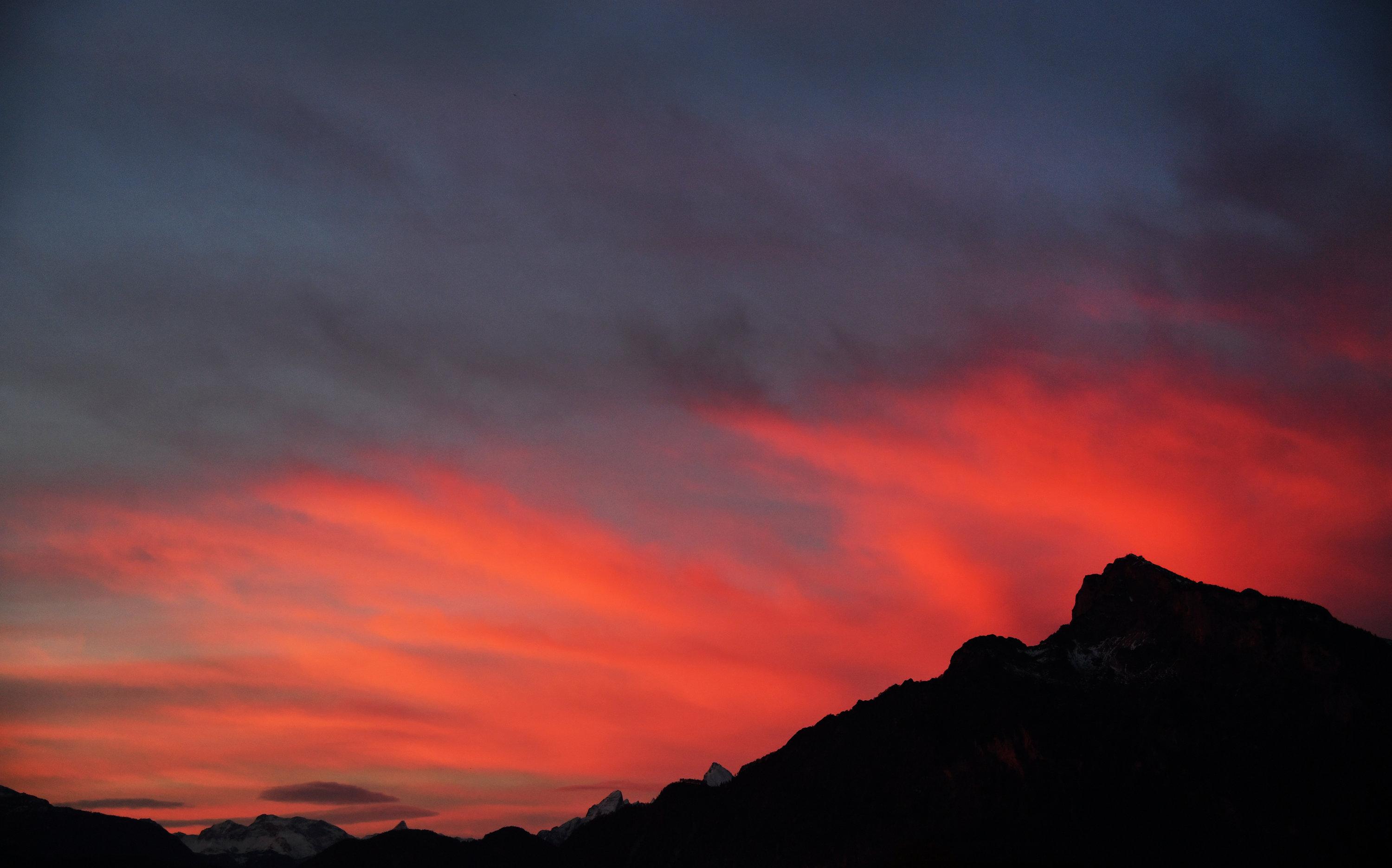Der Untersberg an der Grenze zwischen Bayern und Österreich