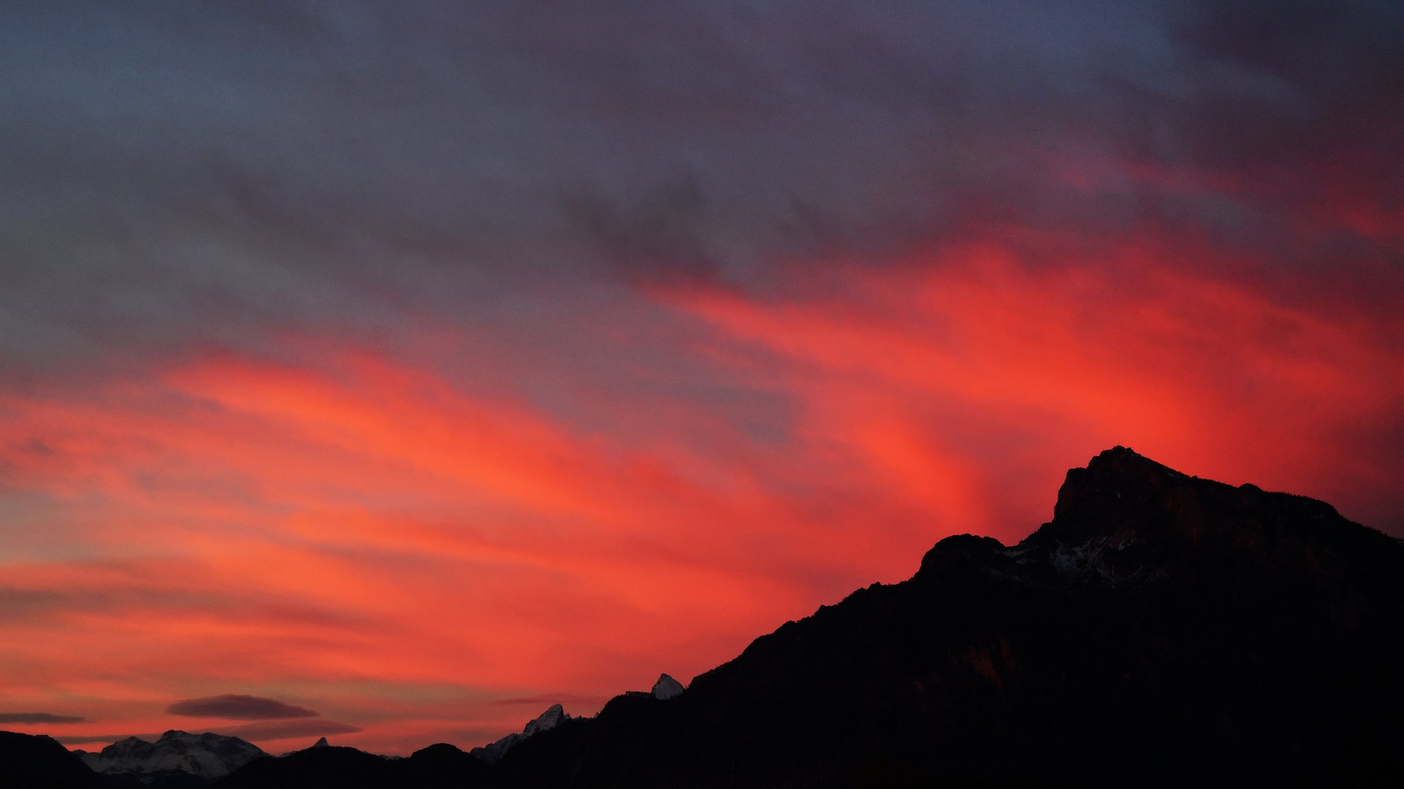 Der Untersberg an der Grenze zwischen Bayern und Österreich