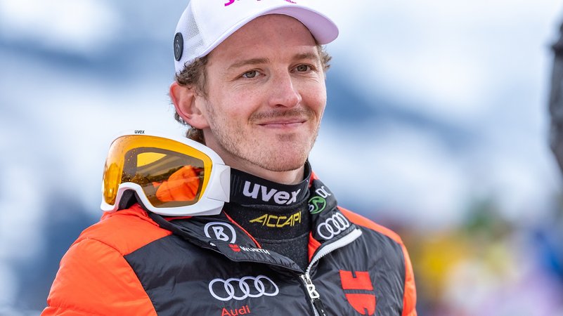 29.01.2025, Österreich, Schladming: Ski alpin, Weltcup, Slalom, Herren, Linus Strasser aus Deutschland in Aktion. | Bild: dpa-Bildfunk/Georg Hochmuth 29.01.2025, Österreich, Schladming: Ski alpin, Weltcup, Slalom, Herren, Linus Strasser aus Deutschland in Aktion.
