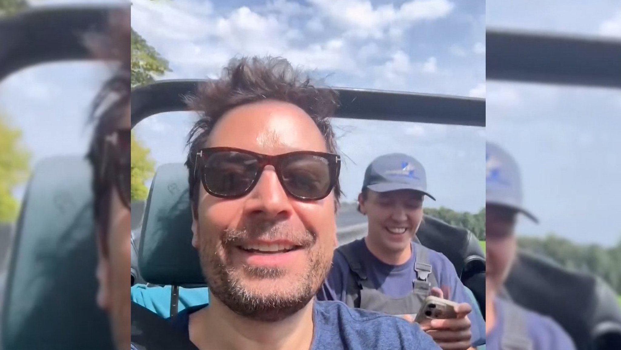 Jimmy Fallon hatte sich im Sommer beim Wandern verirrt. Mutter und Sohn aus Gmund brachten ihn zum Hotel zurück.