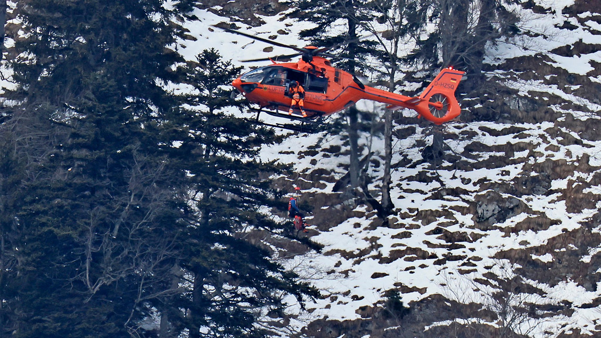 Bergsteiger aus winterlichem Gelände am Fuderheuberg gerettet