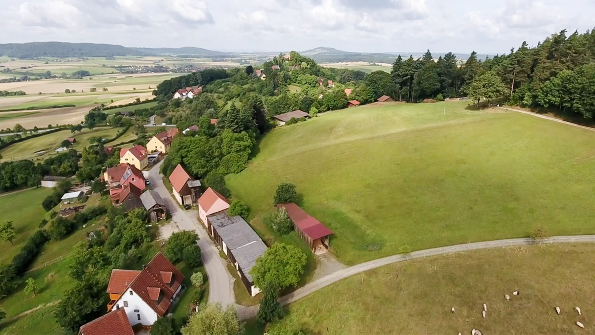 Ein Sonnentag für Thomas Grasberger auf dem Pilgerweg.