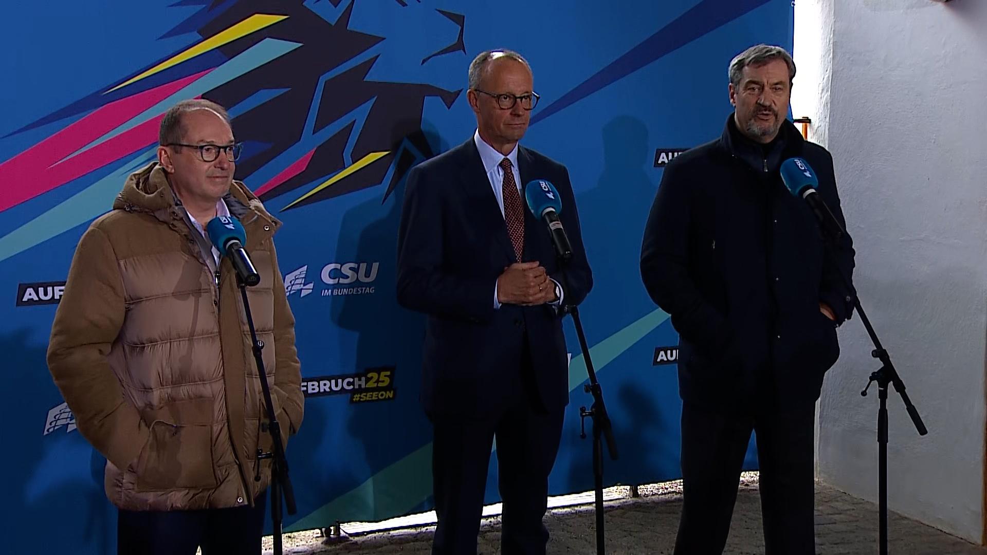 "Gleichschritt", "gemeinsam", "geschlossen": Zum Start ins Wahljahr beschwören die Spitzen von CDU und CSU die Harmonie. 