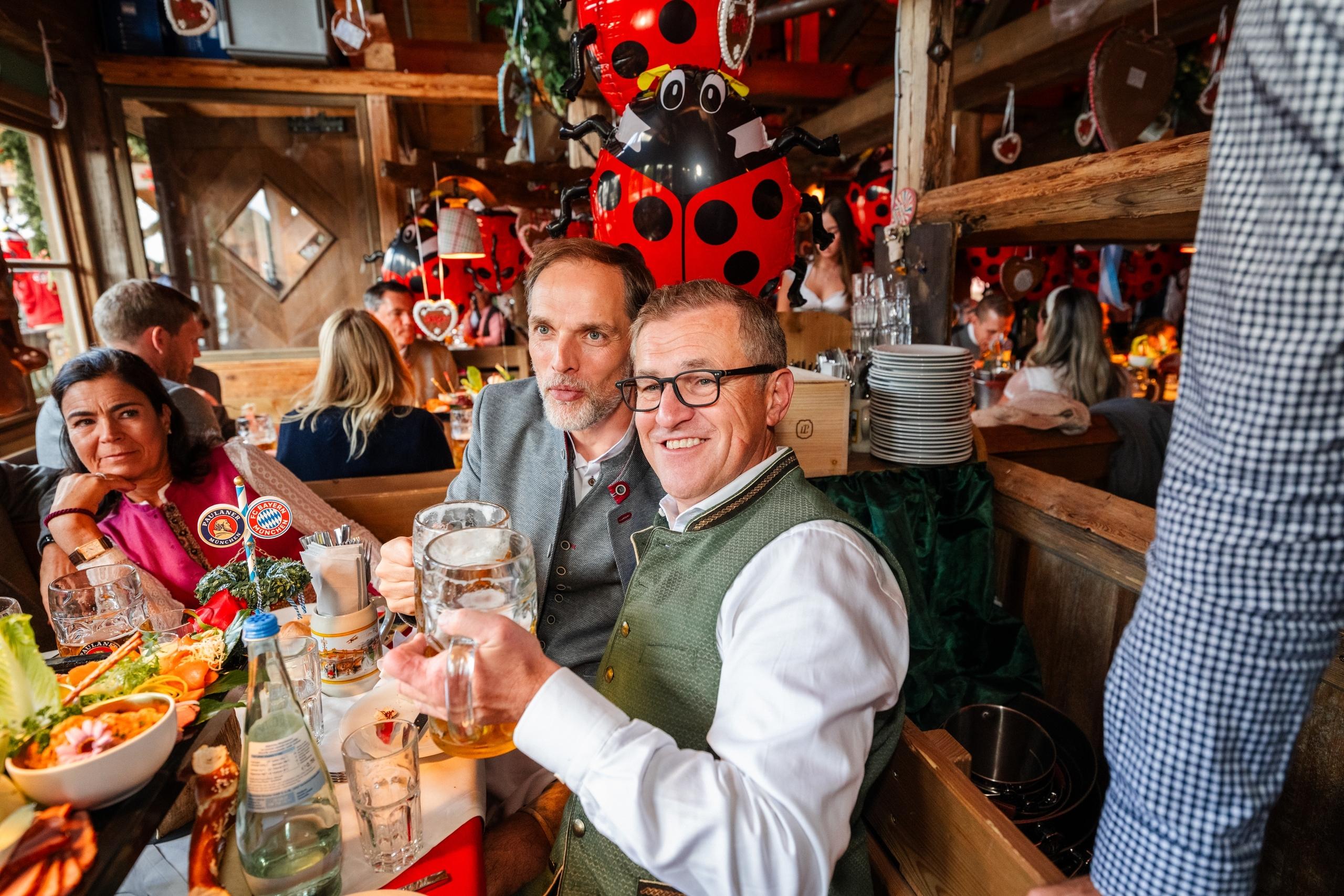 Thomas Tuchel (links) mit Jan-Christian Dreesen