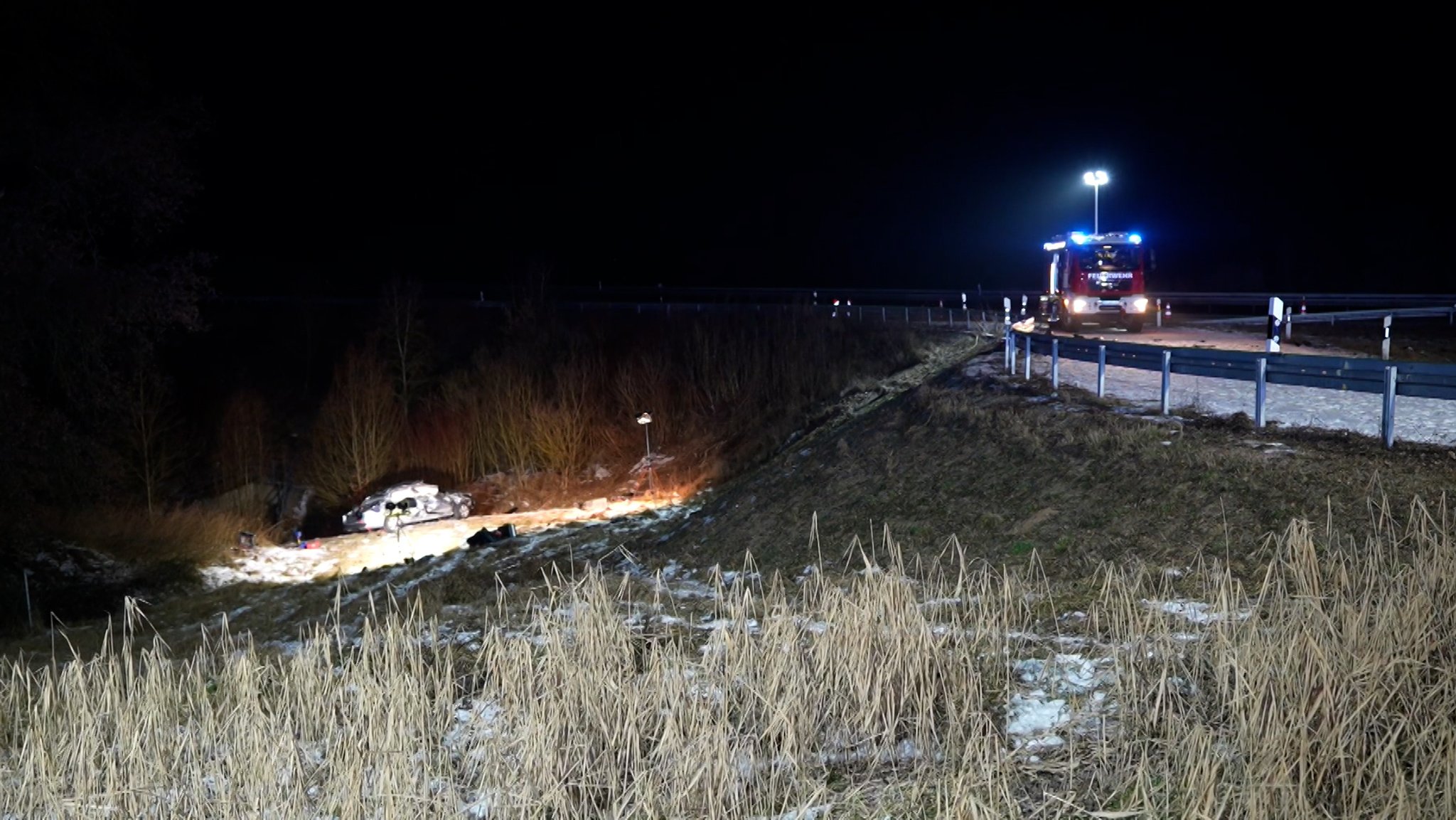 Am Donnerstagabend hat es auf der A93 im Landkreis Kelheim einen Unfall gegeben. Der