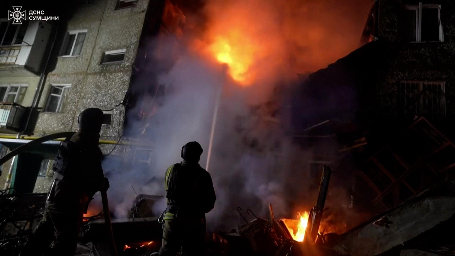 Russische Angriffe in der Ukraine führten zu Toten und Verletzten.