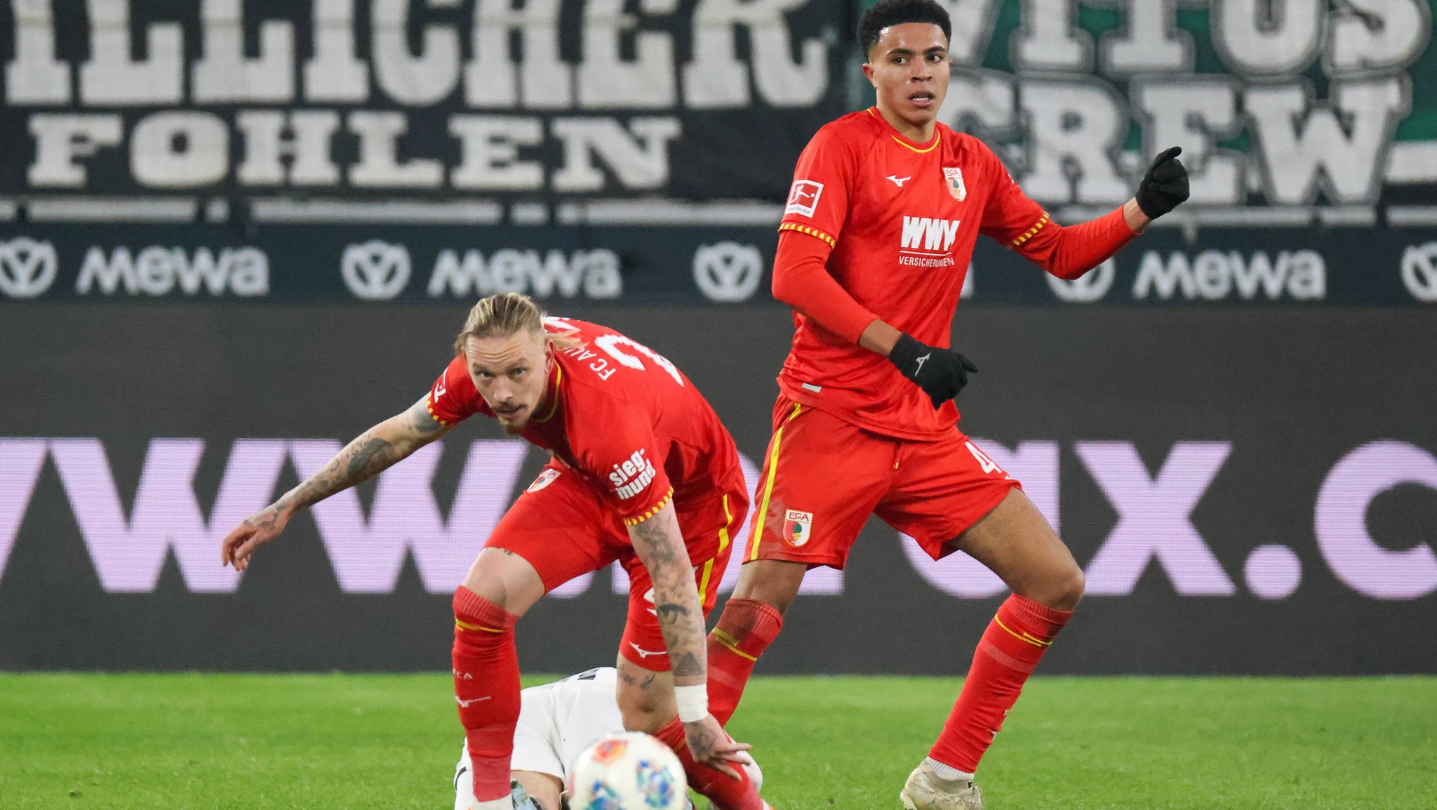 Augsburg unterliegt Gladbach