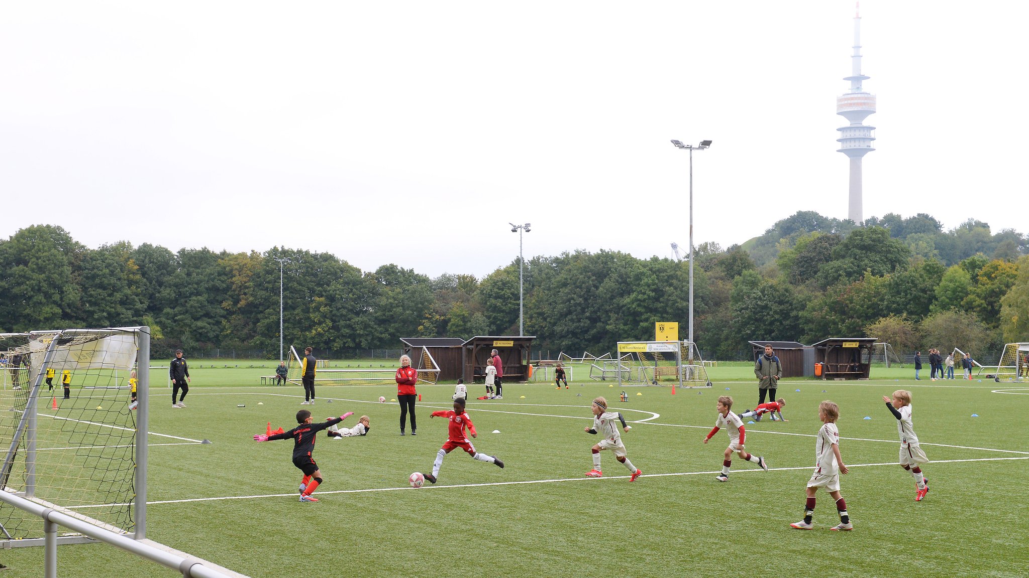 Fußballtraining beim FC Teutonia München