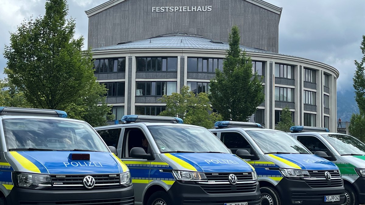 Sicherheitsvorkehrungen zum Besuche des Kanzlers in Füssen