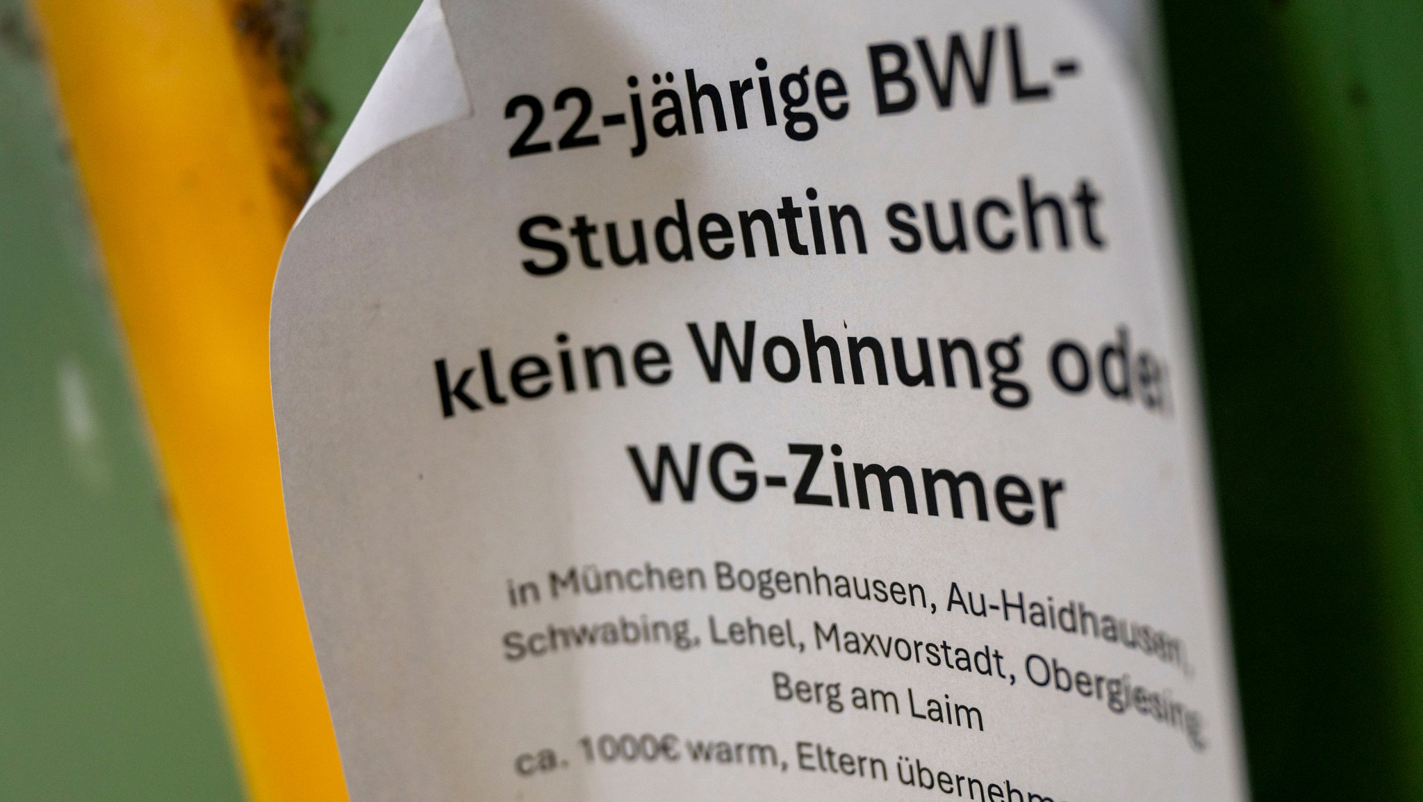 Wohnungsnot trifft auch Studentinnen und Studenten