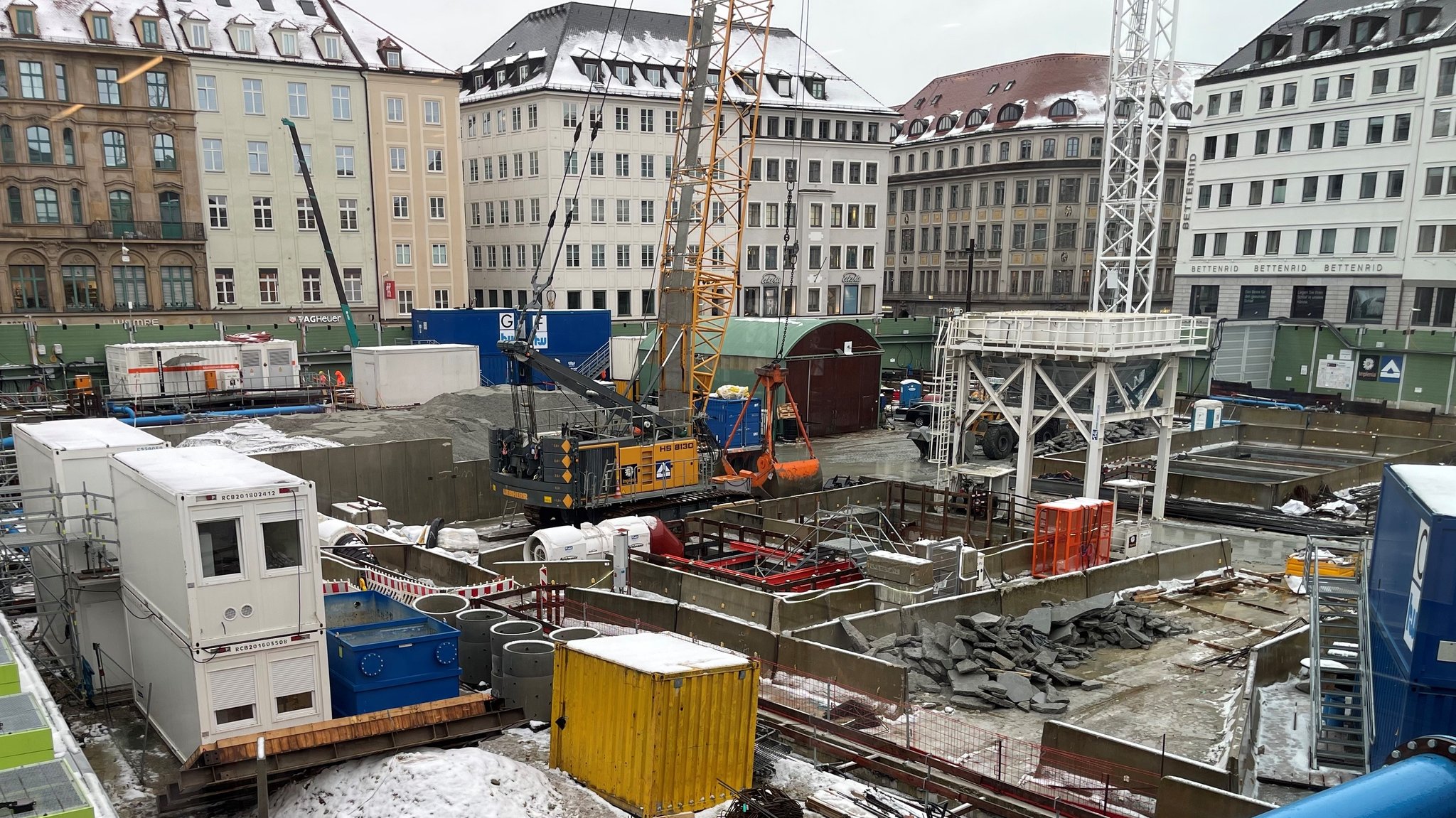 Baustelle Marienhof: Hier entsteht bis 2035 ein neuer S-Bahnhof