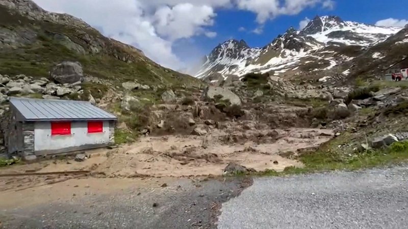 Im Tiroler Silvretta-Massiv gab es einen großen Bergsturz: