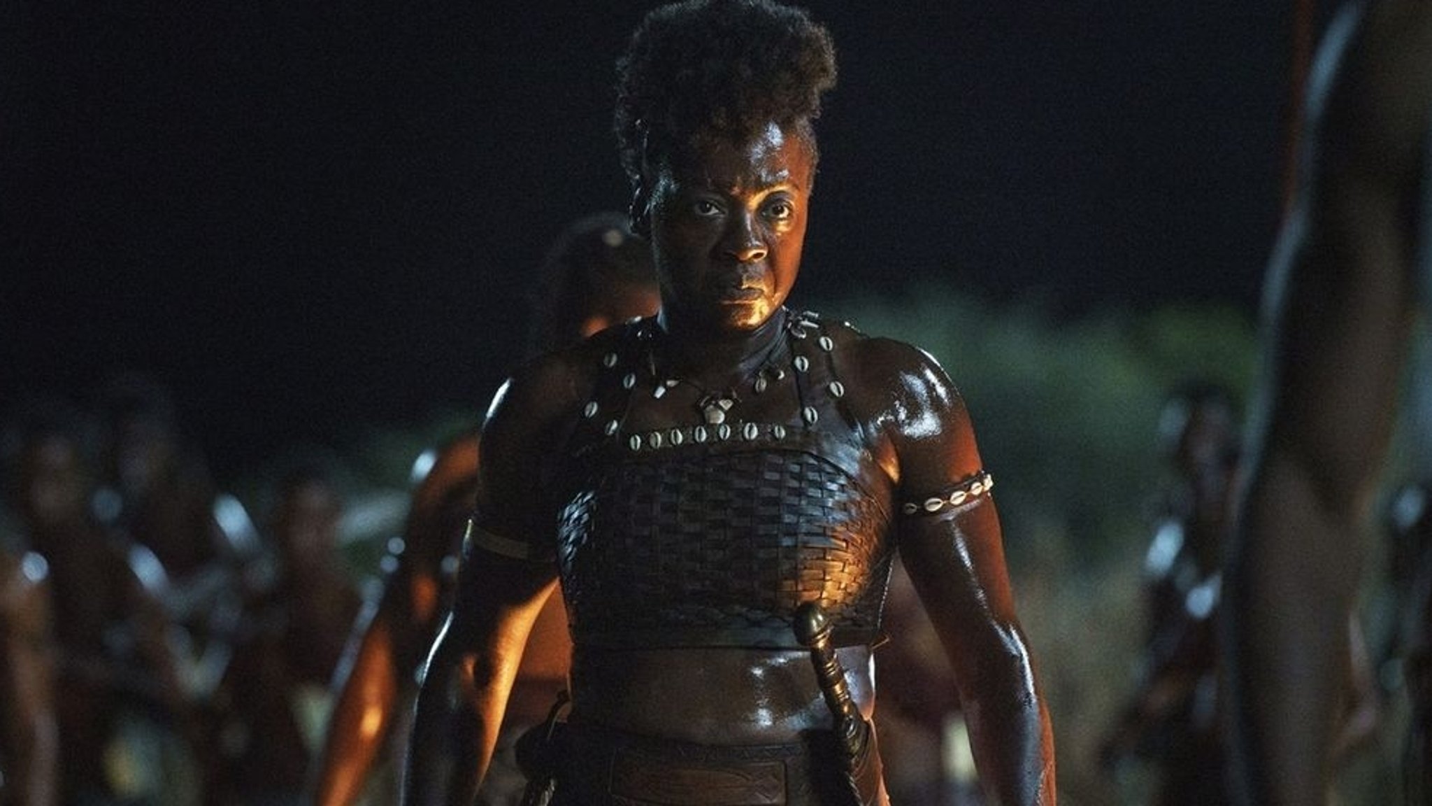 Leg Dich nicht mit Viola Davis an: Szene aus "The Woman King" von Gina Prince-Bythewood.